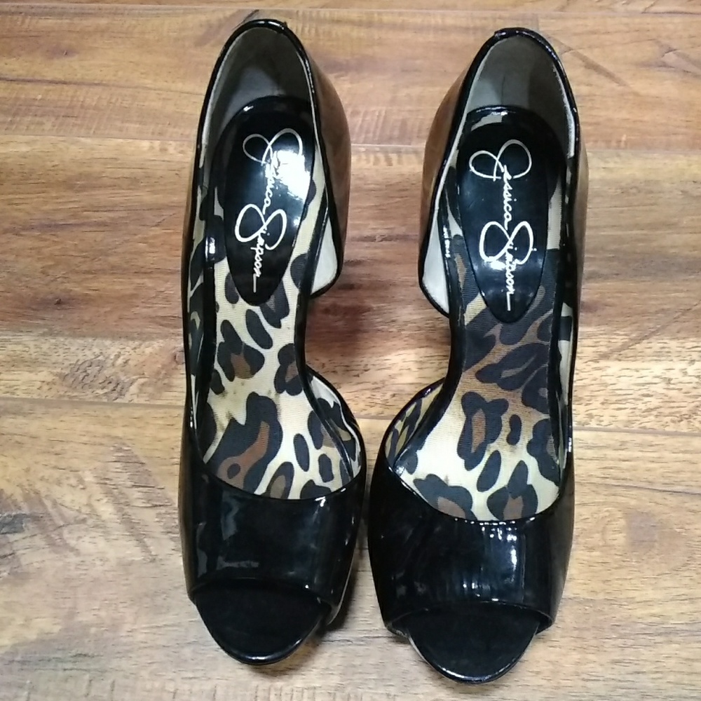 Jessica Simpson Open toe high heels
